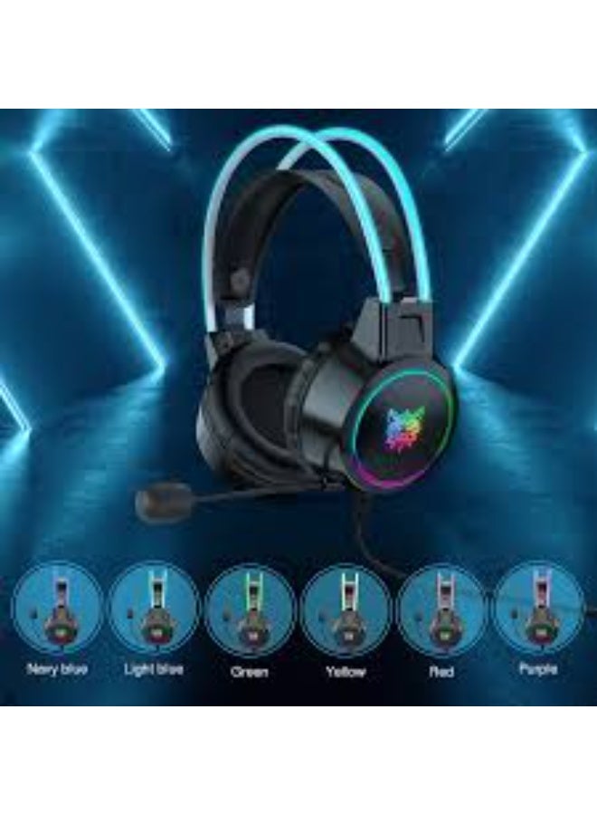 X15 Pro Wired Over-Ear Gaming Headphones with Mic & LED Light – Black | Noise-Isolating Surround Sound Gaming Headset for PS4, PS5, Xbox One, Xbox Series X/S, Nintendo Switch, PC & Laptop | Adjustable Fit, Soft Cushions, 3.5mm Audio Jack - Image 2