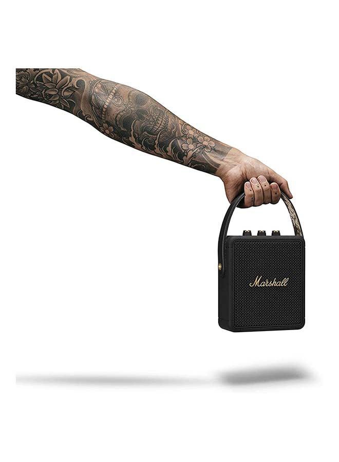Marshall Stockwell II Wireless Portable Bluetooth 20+ Hours 20W Speaker Black/Brass - Image 2