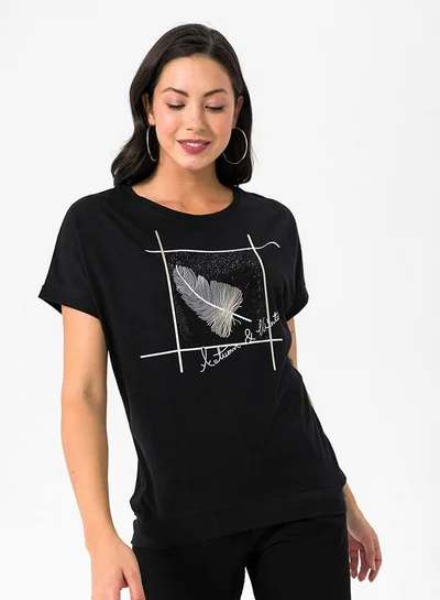 فيليكس هاردي Crew Neck Basic Tshirt