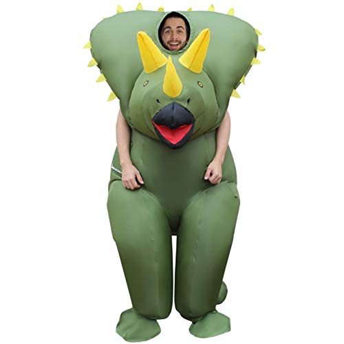 Morph Inflatable Triceratops Costume Adult, Inflatable Dinosaur Costume Triceratops, Triceratops Inflatable Costume Adult - Image 2