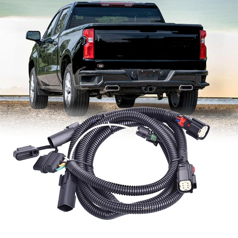 FANHAY Easy Connect Harness for Chevy Silverado/GMC Sierra 1500 (2019-2021) - Compatible with Redline LED Tailgate Light Bar - Image 1