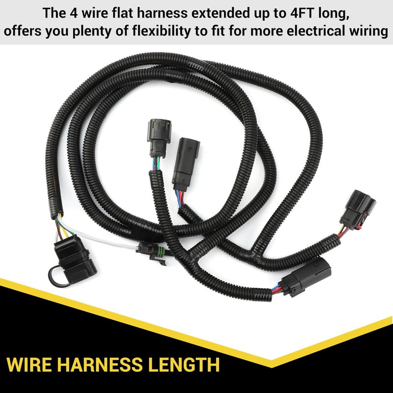 FANHAY Easy Connect Harness for Chevy Silverado/GMC Sierra 1500 (2019-2021) - Compatible with Redline LED Tailgate Light Bar - Image 5