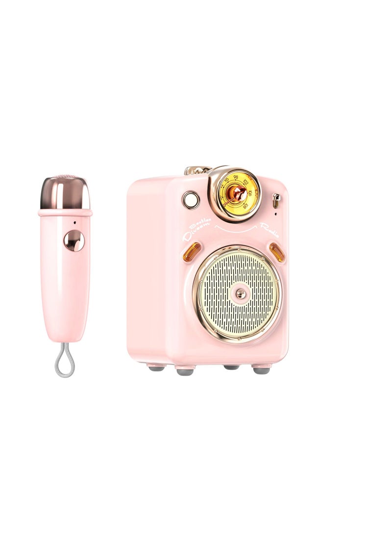 Fairy OK Retro Mini Karaoke Bluetooth Speaker Portable Bluetooth Speaker Pink - pzsku/ZAD0F6239C2B3C317D4FBZ/45/_/1681990233/600b4fac-214f-4076-b600-cad79a86c073