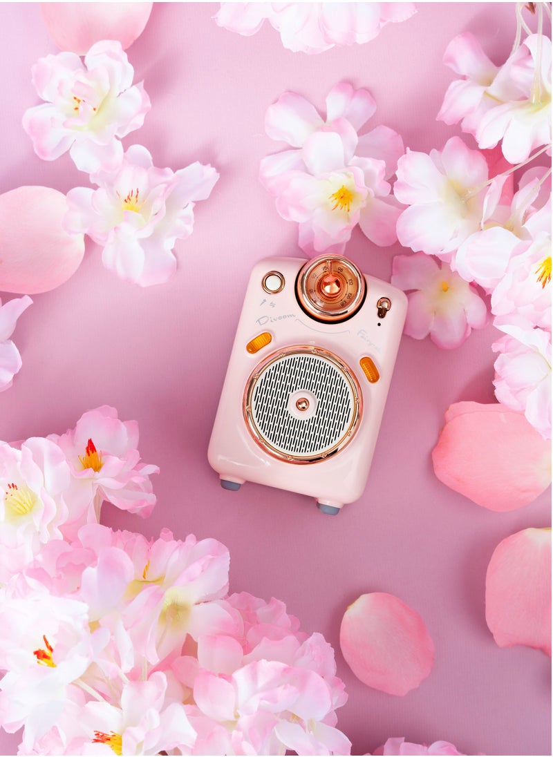 Fairy OK Retro Mini Karaoke Bluetooth Speaker Portable Bluetooth Speaker Pink