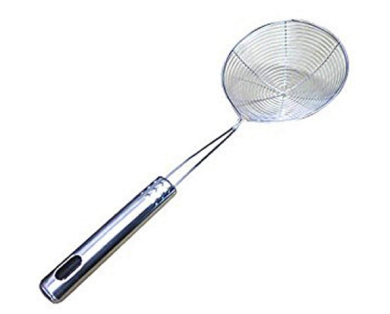 Kuber Industries Kuber Industries Code-STJ22 Stainless Steel Puri Strainer Set, Set of 3, Silver - Image 4