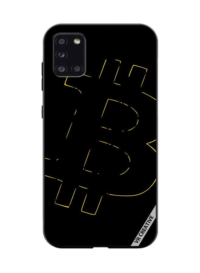 VR CREATIVE Protective Case Cover For Samsung Galaxy A31 Bitcoin Design Multicolour - Image 1