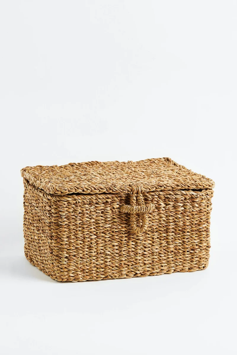 اتش اند ام Lidded storage basket