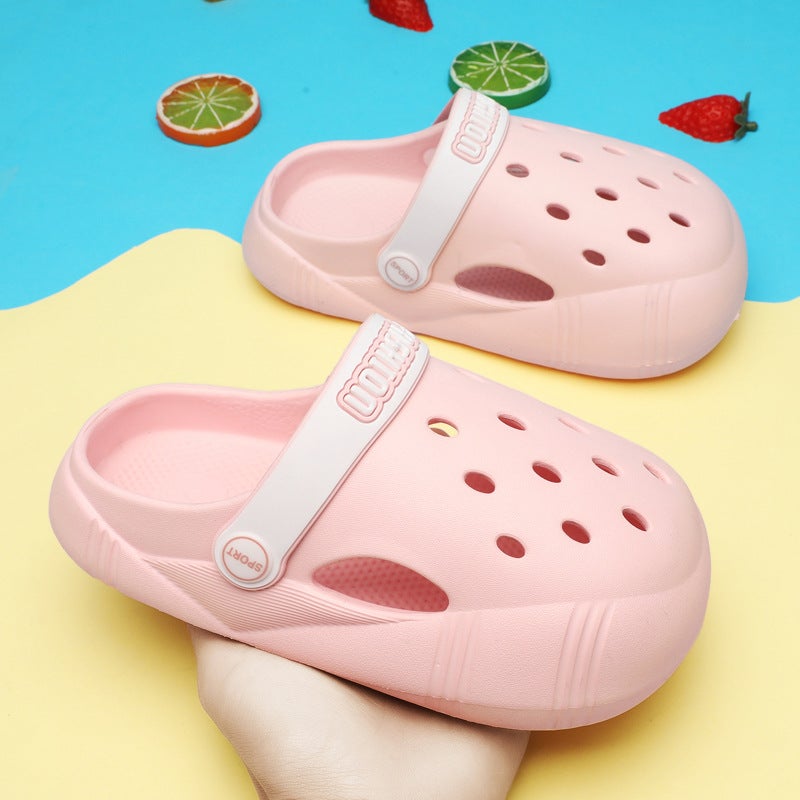 Baotou Children'S Slippers Summer Boys And Girls Sandals And Slippers Girls Garden Shoes Children Baby Hole Shoes Men - Image 5