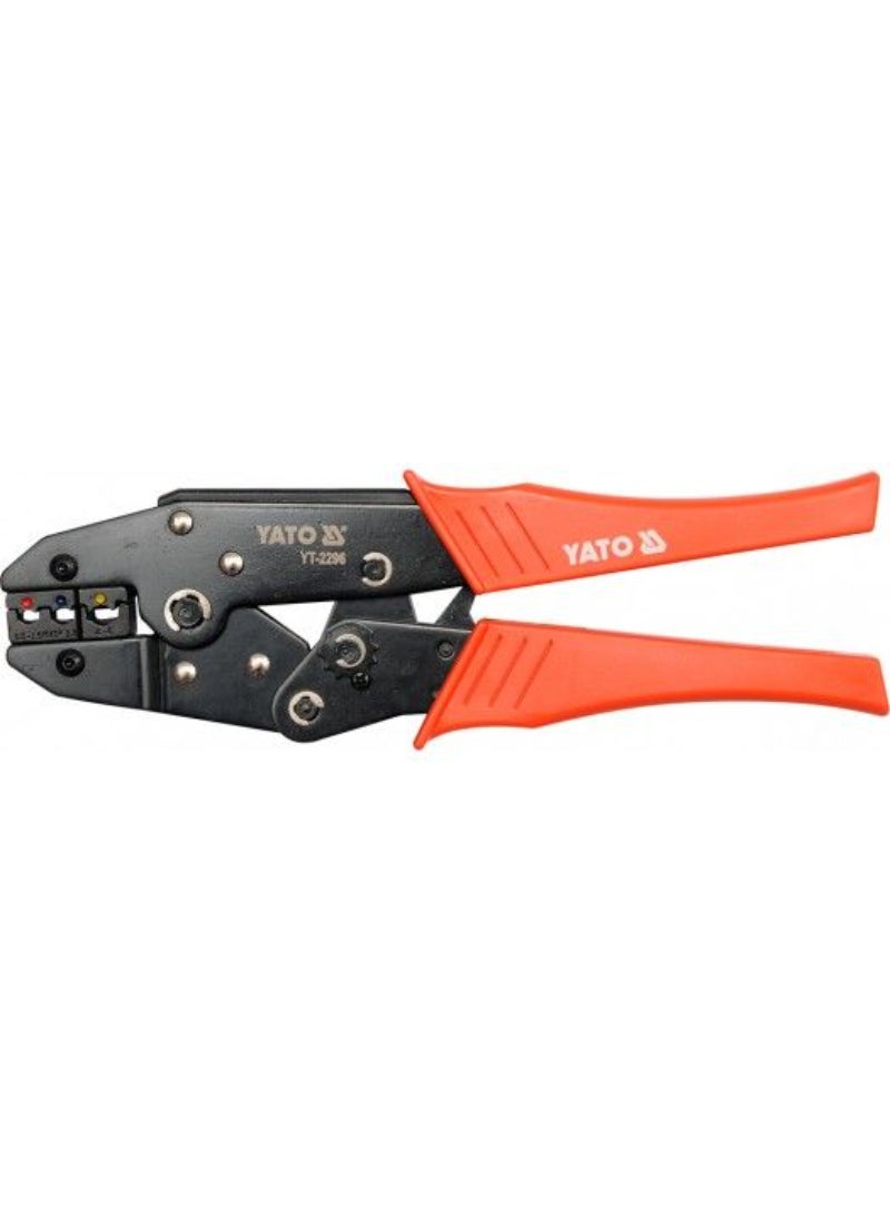 Yato YATO Ratchet Crimping Pliers 22-10AWG 0.5-6mm2 YT-2296 