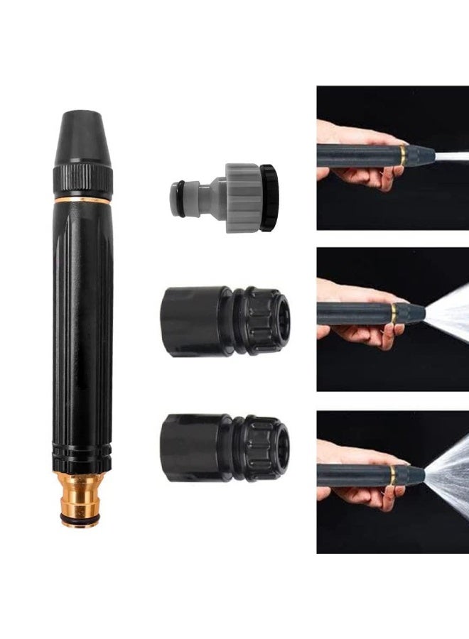 High Pressure Water Spray Nozzle for Car,Bike,Gardenening,Plants|Car Washer & Water Hose Nozzle Pipe Connector Outdoor, Dust Removal Jet Sprayer, Pen Hose Nozzle for Pressure Washer Booster - Image 1
