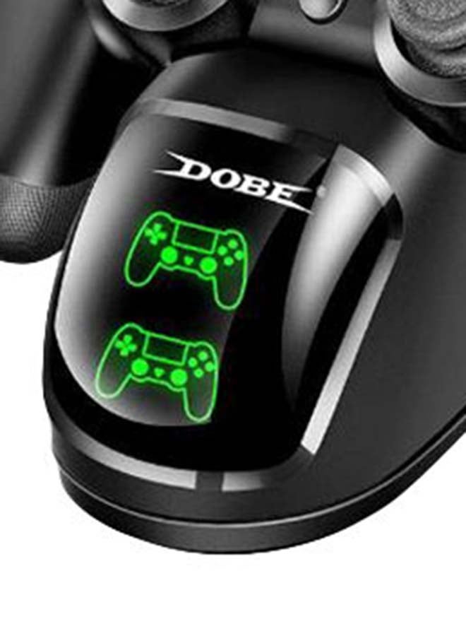 دوبي شاحن مزدوج مع كابل USB لذراع تحكم بلايستيشن 4 لاسلكي للاستخدام اليومي والمنزلية والسفر - Image 5