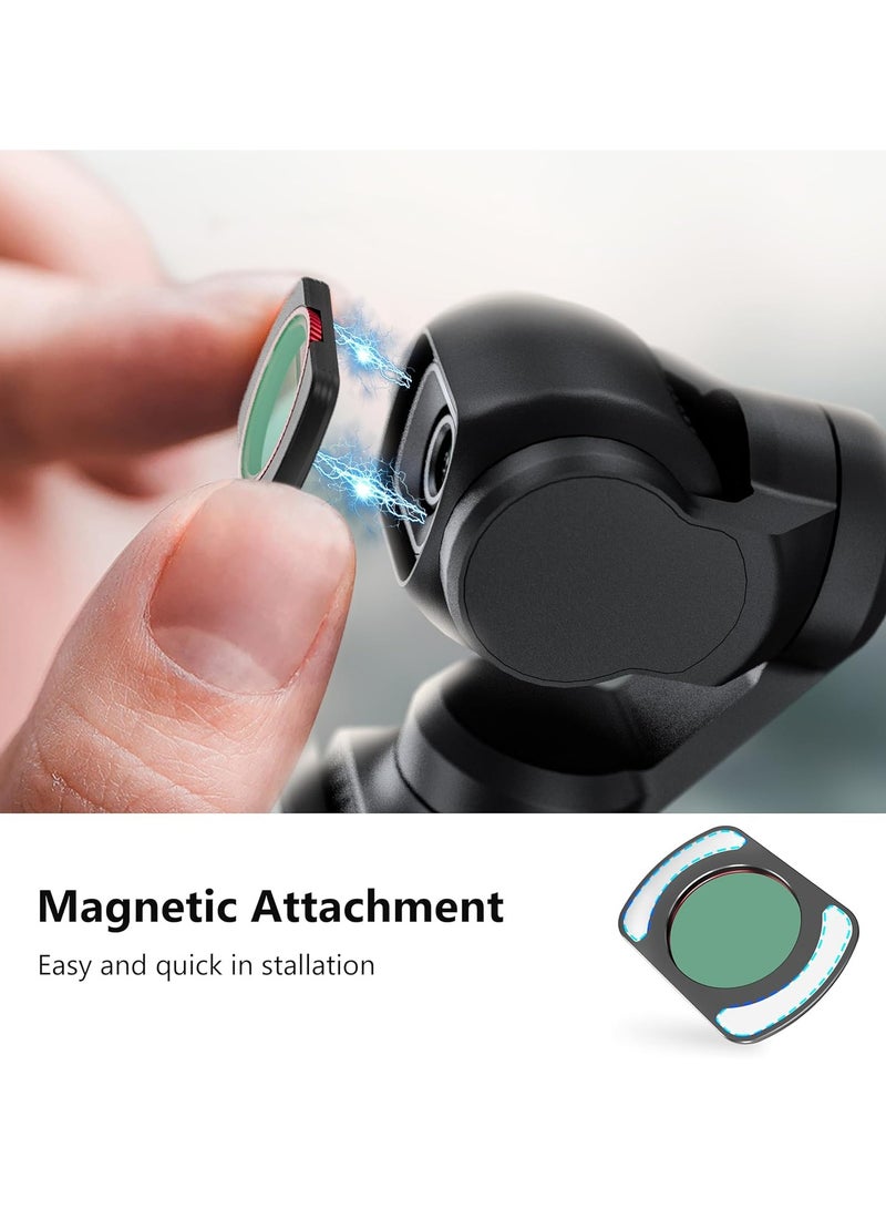STARTRC Pocket 3 CPL Filter, Magnetic Lens Filter Compatible for DJI Osmo Pocket 3 Creator Combo-Aluminum Version - Image 3