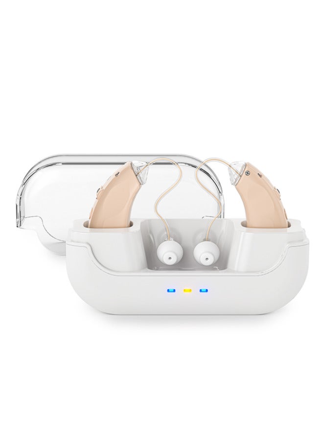 Chixing Rechargeable Hearing Aids for Seniors with Noise Reduction Digital Hearing Amplifiers for Hearing Loss with Charging Box - Image 1