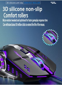 أولا ماوس الألعاب السلكي LED بصري USB السلكي  - Image 2