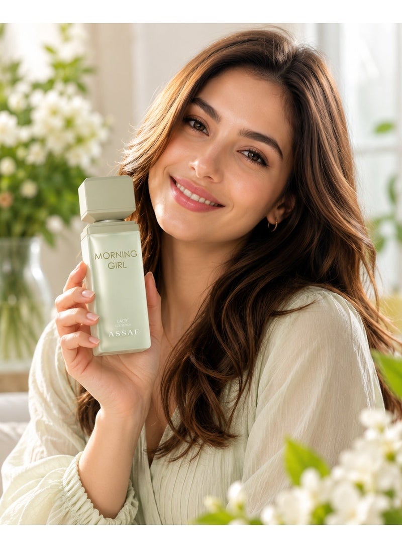 ASSAF 🌅 ASSAF Morning Girl  100ML For Women Eau De Parfum 🌅 💖 Fresh, Feminine & Energizing Floral Fragrance - Image 3