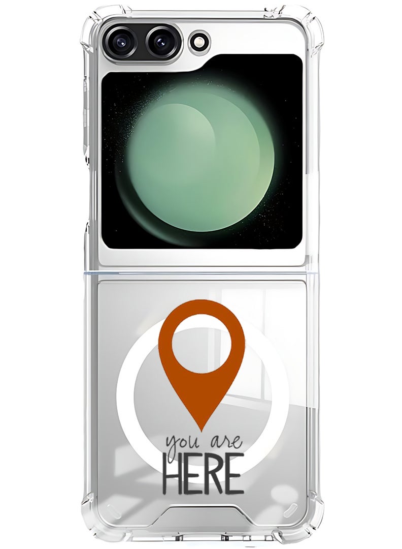 Theodor Magnetic Case for Samsung Galaxy Z Flip 5 Compatible with MagSafe Wireless Charging, Shockproof Phone Bumper Cover You are here - Image 1