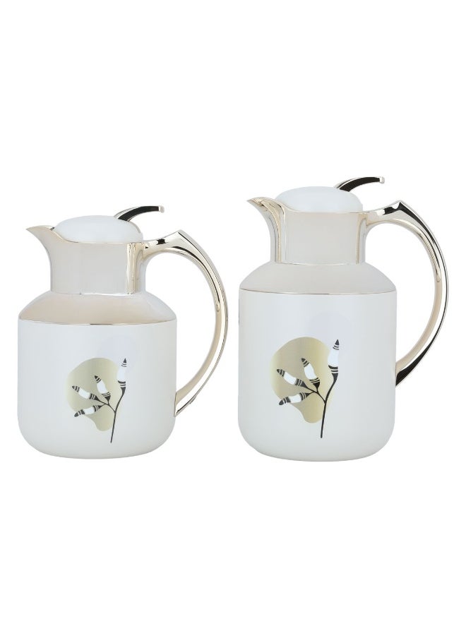 Floria Pro Beige Gold Thermos Set 2 Pieces