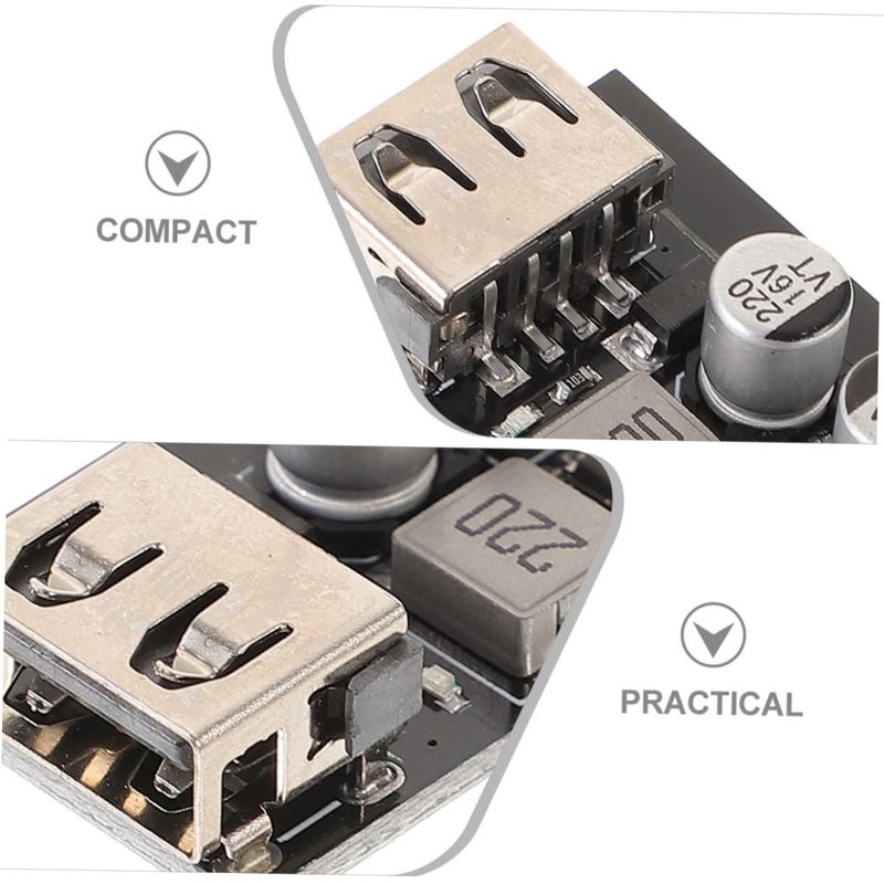 Generic Small Regulator High Efficiency Voltage Regulator DC Supply Stable DC Converter 12V/24V to 3.0A Fast Charging Board for Mobile Devices - Image 4