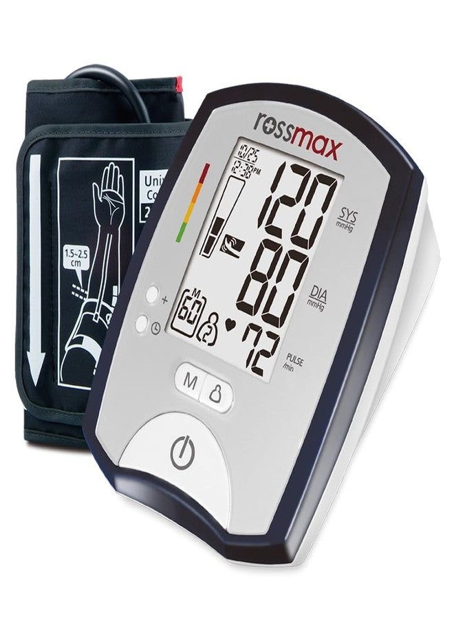 Rossmax Digital Blood Pressure Monitor Upper Arm (MJ701) (Grey) - Image 2