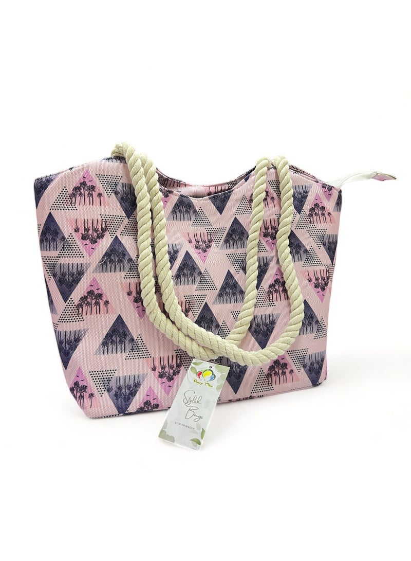 بارتي تايم حقيبة حمل أنيقة للمتسوقين مع سحاب 38*14*26 سم تصميم جمالي لتوريد حقائب الموضة - Image 1