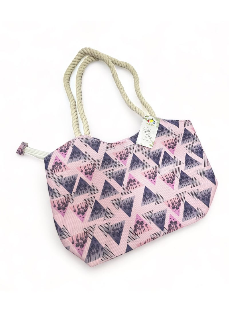 بارتي تايم حقيبة حمل أنيقة للمتسوقين مع سحاب 38*14*26 سم تصميم جمالي لتوريد حقائب الموضة - Image 2