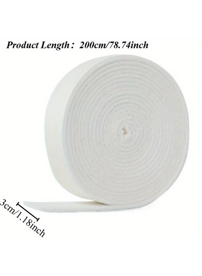 White Waterproof Condensation Resistant Window Tape 1 18 x78 74 Synthetic Rubber Sealant Strip Indoor Outdoor - Image 4
