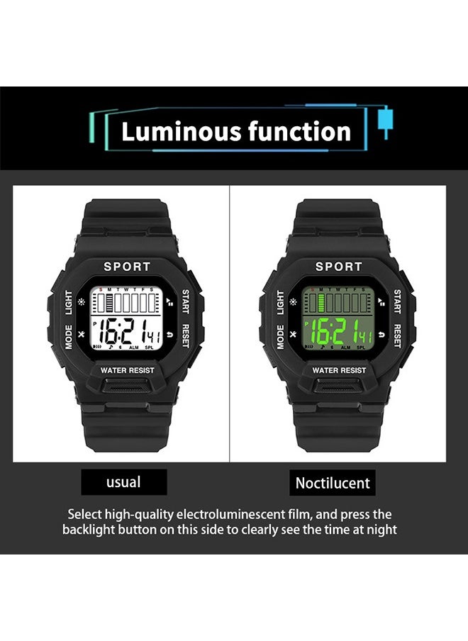 Generic - Kids Multifunction Sports Water Resistant Digital Watch Multicolour - Image 1