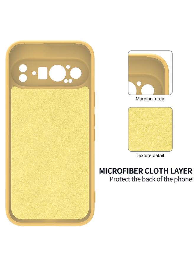 اس-توب جراب لهاتف Google Pixel 9 Pro XL مصنوع من السيليكون السائل المقاوم للصدمات بلون نقي - Image 5