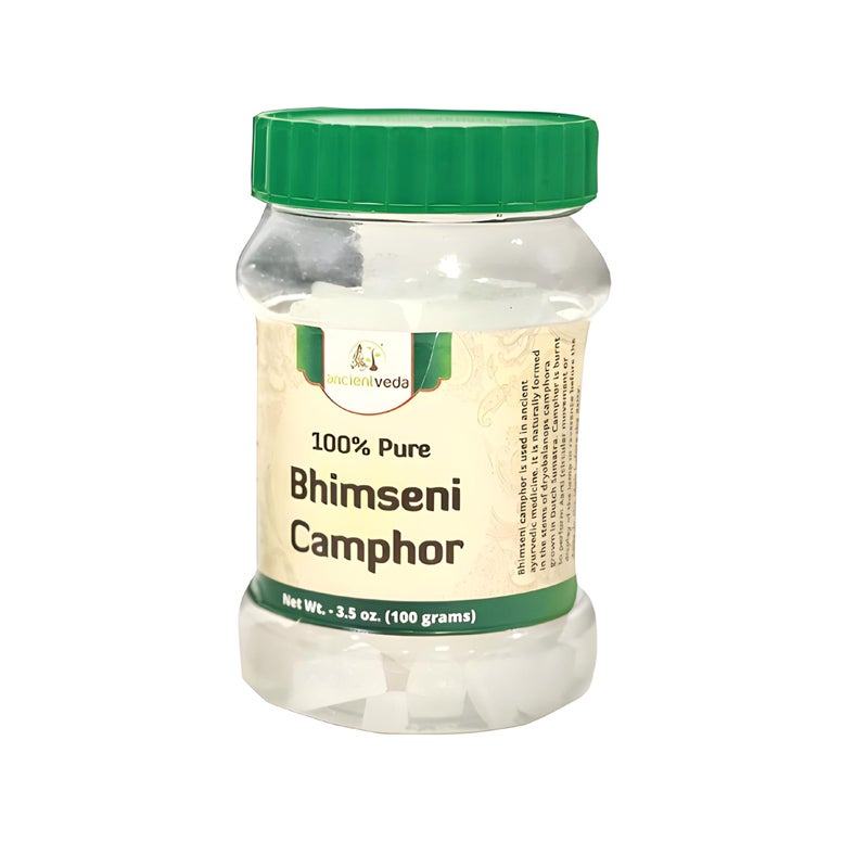 Ancientveda ANCIENT VEDA 100% Pure Natural Bhimseni Camphor Tablet | Aromatherapy Camphor | Refreshing Fragrance, Enhancing Concentrations | Tablet for Puja, Alcanfor Tablets, Kapoor for Pooja - (100 Grams) - Image 1