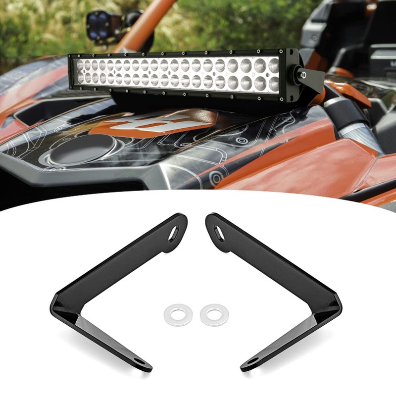Generic Wsays X3 Shock Tower 10" LED Light Bar Mount Compatible with Can Am Maverick X3 Max 2017-2024  - Image 1