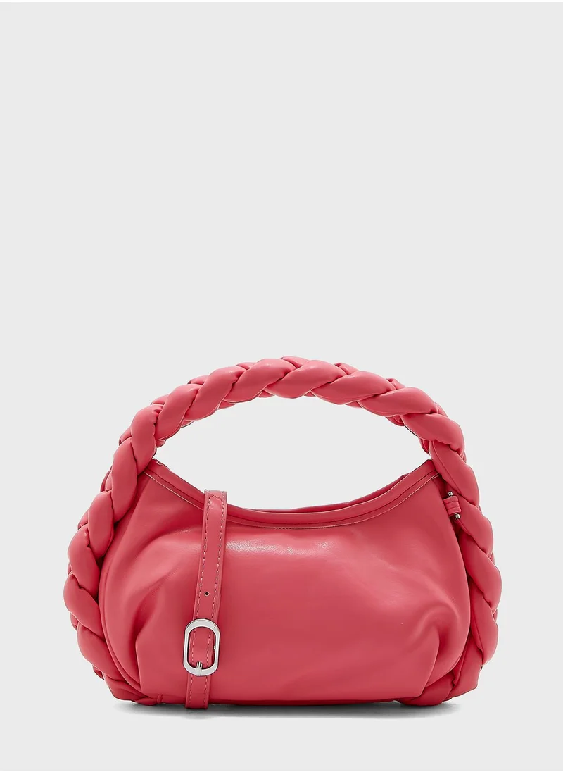 Ginger Twist Handle Handbag