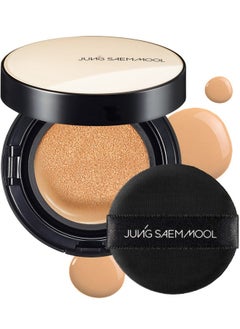 JUNG SAEM MOOL [JUNGSAEMMOOL OFFICIAL] Essential Skin Nuder Cushion (Medium) | Refill not Included | Foundation Makeup | Natural Finish | Buildable Coverage | Korean Makeup Artist Brand | Cream Foundation  - Image 1