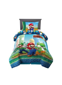 Kids Bedding Super Soft Comforter And Sheet Set 4 Piece Twin Size Mario - pzsku/ZAD109D38E2A589038654Z/45/_/1721028204/ef7e98b4-78d7-4f86-a815-7007c7903acd