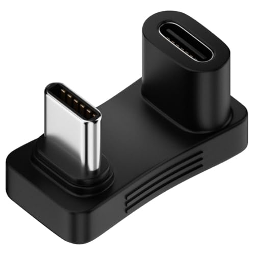 Mepsies USB C Adapter U-Shaped 180 Degree Angled, USB C 3.1 Female to Male Extended Angled Adapter Compatible with iPhone 17/16/15, Samsung Galaxy, Switch, iPad, Type-C Phones and More - Image 1