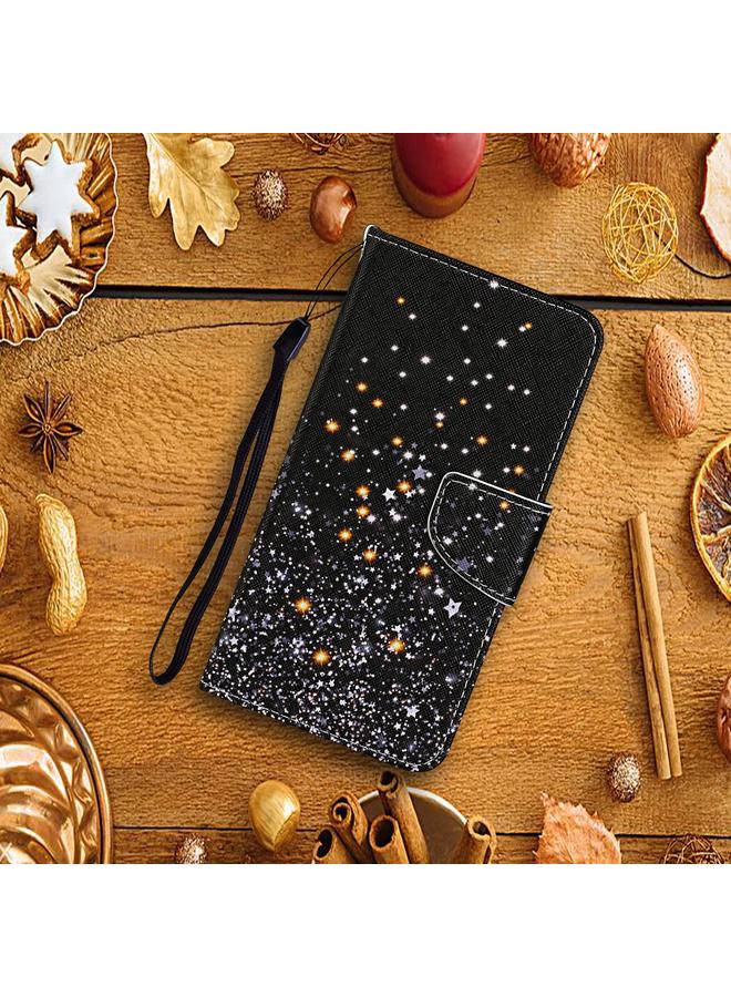 اس-توب جراب هاتف جلدي بنمط رسم ملون لهاتف OPPO A78 4G - Image 2