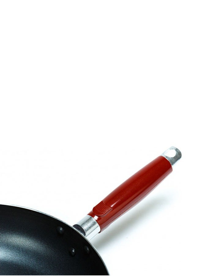 Badraig - Non Stick Frying Pan Black/Red 18 | 20 | 22 | 24 | 26 | 28 | 30 | 32 cm - Image 1