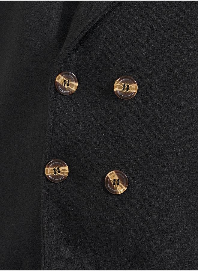 Styli - Regular Fit Short Length Wool Look Blazer - Image 1