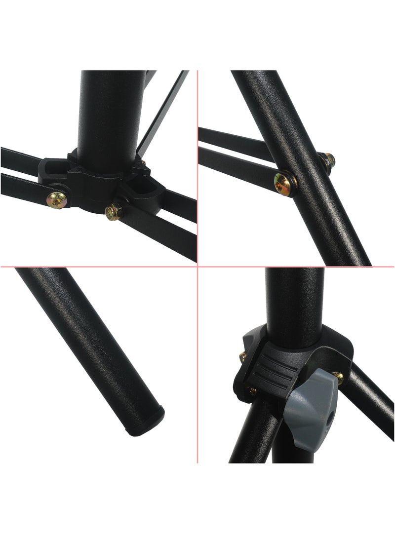 Coopic COOPIC L200 II Aluminum Light Photography Tripod Stand, 200cm Adjustable Sturdy Tripod Stand for Reflectors, Softboxes, Lights, Umbrellas, Load Capacity: 5kg Black  - Image 3