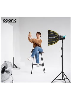 COOPIC L200 II Aluminum Light Photography Tripod Stand, 200cm Adjustable Sturdy Tripod Stand for Reflectors, Softboxes, Lights, Umbrellas, Load Capacity: 5kg Black - pzsku/ZAD10E795E030BC8A2595Z/45/_/1697295223/78c16adc-3e7b-4dea-8e1a-dde26a6b9832