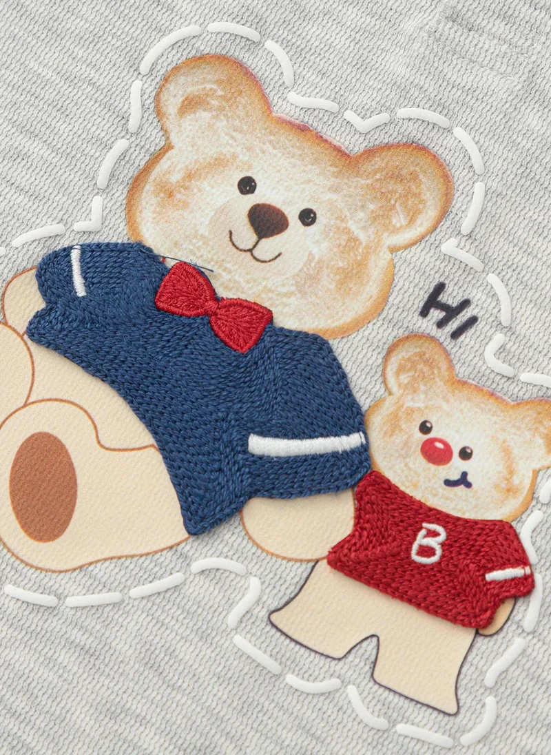 بالابالا Toddler Boy Lapel Sweatshirt