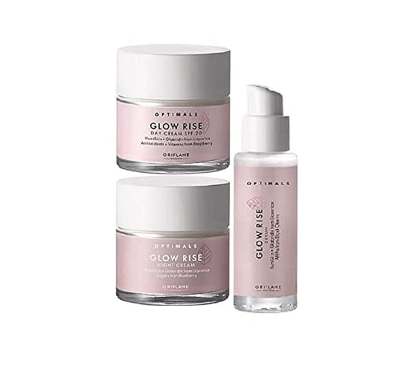 Oriflame Glow Rise Day Cream SPF 20 Night Cream and Serum by Ori Flame - Image 1