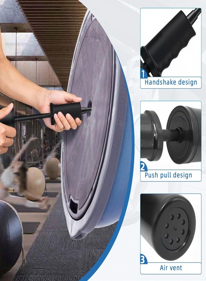 KEUYE Ball Pump Compatible with Bosu for Balloons,Yoga Ball,Manual Hand Air Ball Balance Trainer Pump Compatible with Bosu,2 Pcs - Image 3
