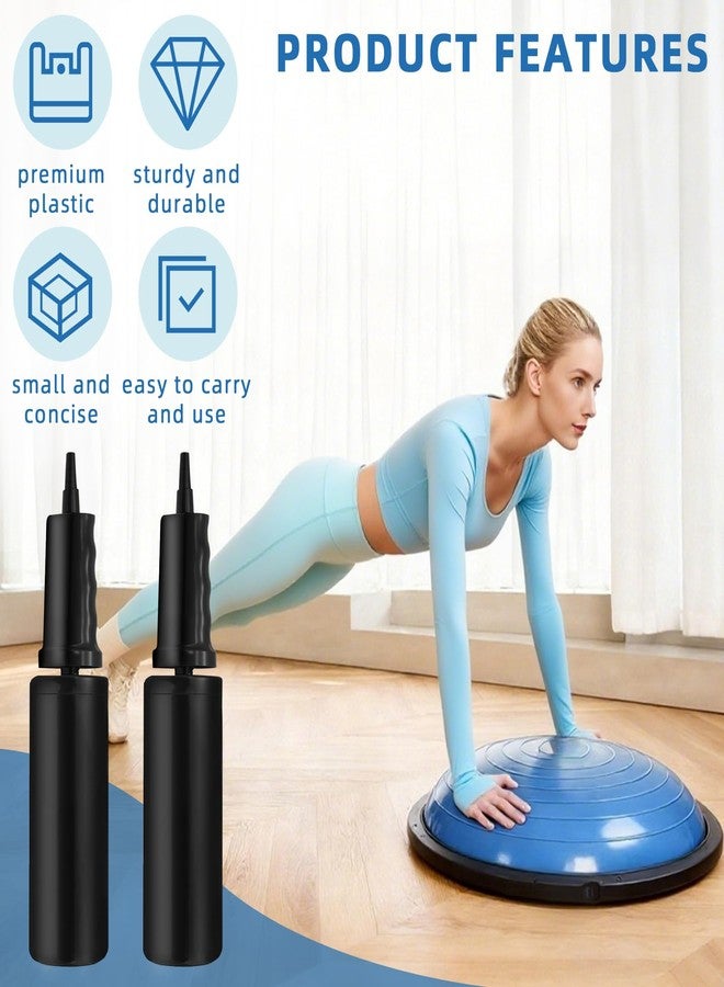 KEUYE Ball Pump Compatible with Bosu for Balloons,Yoga Ball,Manual Hand Air Ball Balance Trainer Pump Compatible with Bosu,2 Pcs - Image 4