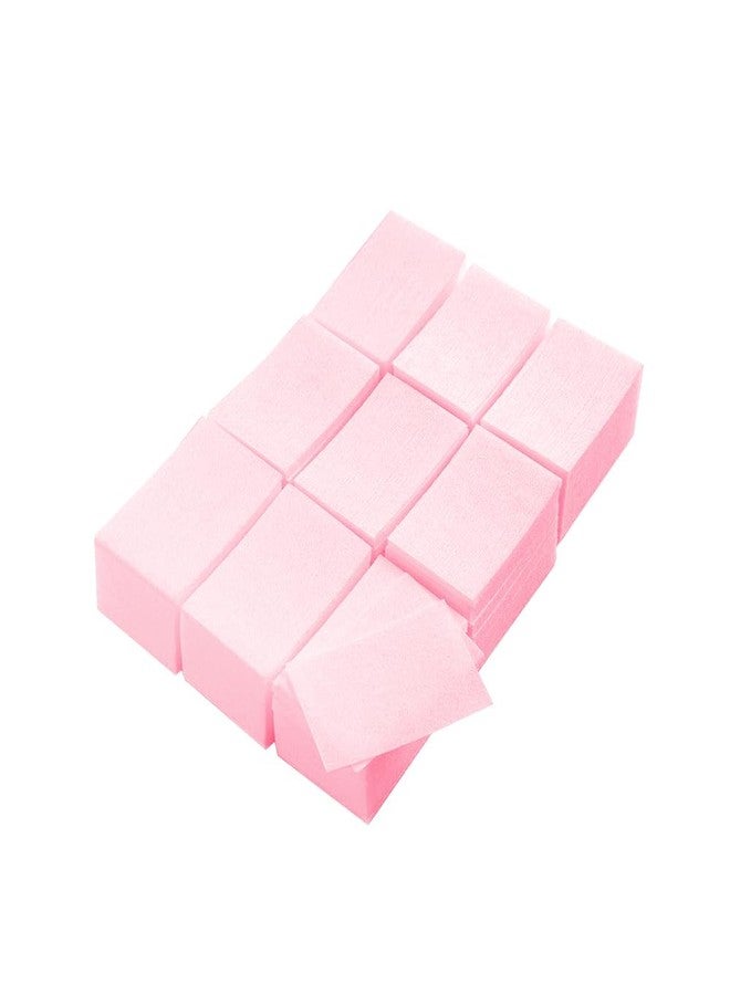 Pink Gel Nail Polish Remover Tools 540 PCS Lint Free Nail Wipes Cotton Pads Nail Remover Pads - Image 1