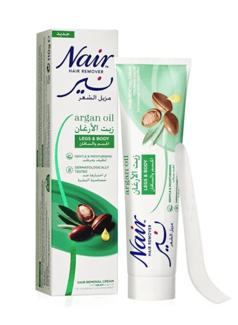 Nair Hair Removal Cream with Argan Oil, 110g