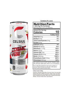 Celsius CELSIUS Sparkling Cosmic Vibe Energy Drink Pack of 12  - Image 3