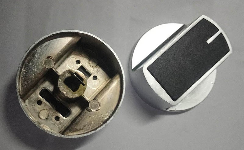 Gas Stove Cooker Rotary Hole Metal Switch Knobs Universal Replacement 6mm 2PCS 004  - Image 2