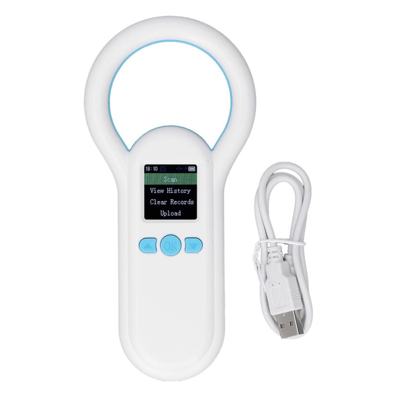 Pet Microchip Reader Scanner 134 2khz Rfid Emid Handheld Animal Chip Scanner Rechargeable Tag Reader With 500 Pieces Data Storage For Iso 11784 11785 Fdx B Id64 - Image 2