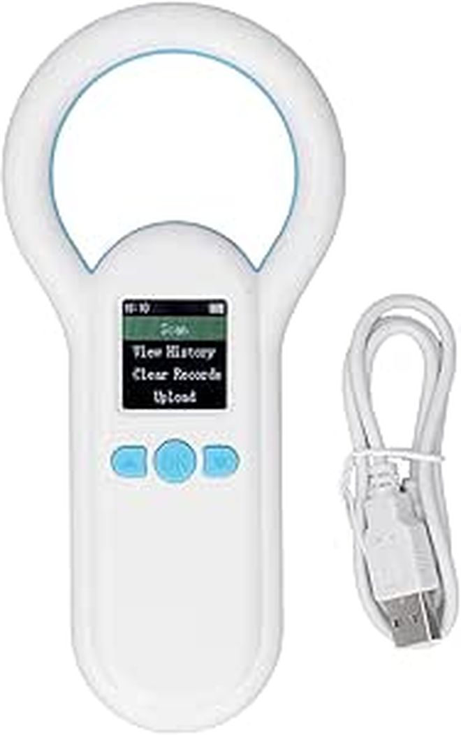 Pet Microchip Reader Scanner 134 2khz Rfid Emid Handheld Animal Chip Scanner Rechargeable Tag Reader With 500 Pieces Data Storage For Iso 11784 11785 Fdx B Id64 - Image 1