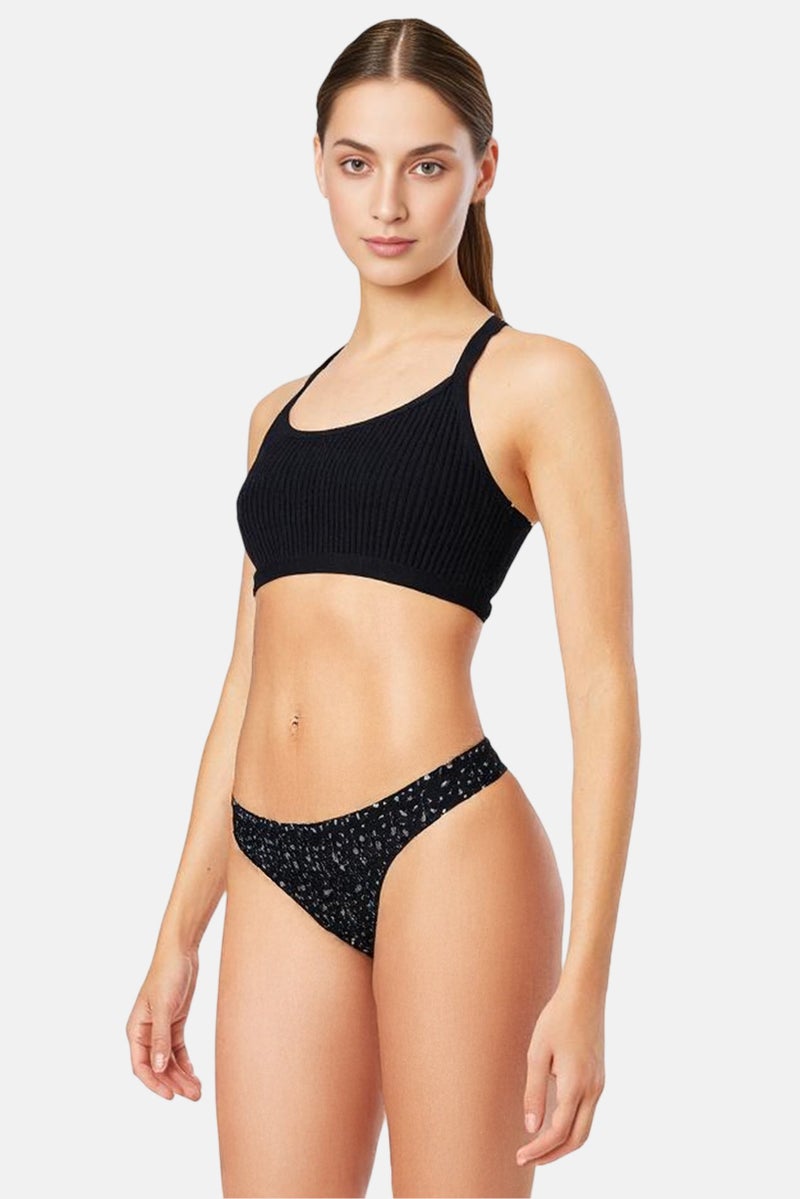 Aerie Women Polka Dots Bikini Bottom, Multicolor - Image 1